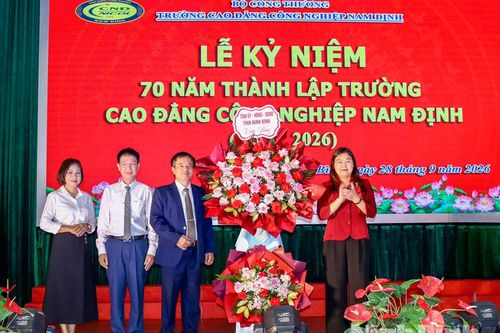 Trường Cao đẳng Công nghiệp Nam Định kỷ niệm 70 năm ngày thành lập