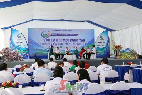 Diễn đàn 'Sơn La đổi mới sáng tạo, kết nối nguồn lực, kiến tạo giá trị mới'