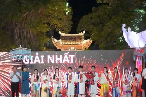 Hà Nội: Trường THCS Chu Văn An (xã Thanh Trì) giải Nhất cuộc thi 'Tìm hiểu Di tích Quốc gia đặc biệt Văn Miếu - Quốc Tử Giám'