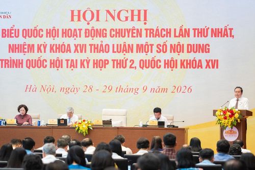 Khai mạc Hội nghị đại biểu Quốc hội hoạt động chuyên trách lần thứ Nhất, nhiệm kỳ khóa XVI