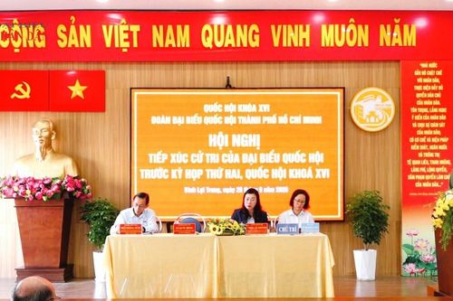 Cử tri TP. Hồ Chí Minh kiến nghị tháo gỡ những vấn đề thiết thực từ thực tiễn