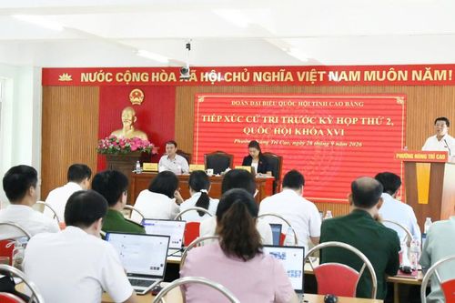 Cao Bằng: Cử tri kiến nghị nhiều vấn đề về chế độ, chính sách và đầu tư công