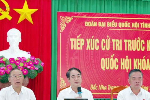 Đoàn ĐBQH tỉnh Khánh Hòa tiếp xúc cử tri phường Bắc Nha Trang