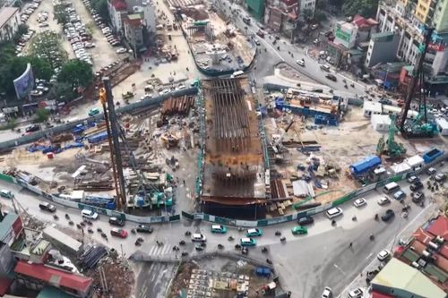 Cần tổ chức giao thông hợp lý tại nút giao đang thi công