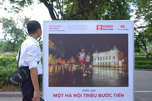Không gian triển lãm "Một Hà Nội - triệu bước tiến"