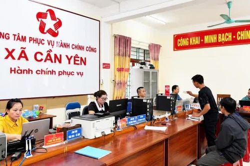 Xã Cần Yên đẩy mạnh cải cách thủ tục hành chính