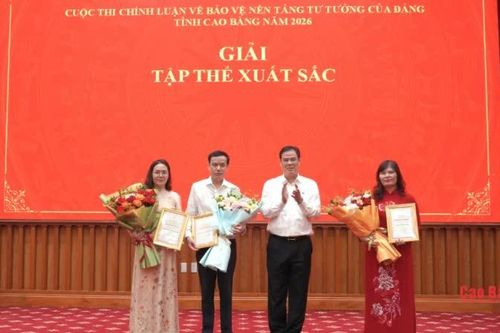 22 tác phẩm đạt giải Cuộc thi chính luận về bảo vệ nền tảng tư tưởng của Đảng cấp tỉnh năm 2026