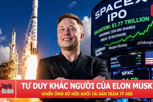 Tỷ phú Elon Musk sở hữu khối tài sản trăm tỷ USD nhờ cách tư duy khác người?