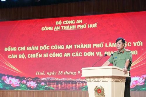 Công an thành phố Huế nâng cao kỷ cương, trách nhiệm vì Nhân dân phục vụ