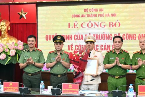 Bổ nhiệm Đại tá Trần Văn Quang giữ chức Phó Giám đốc Công an thành phố Hà Nội