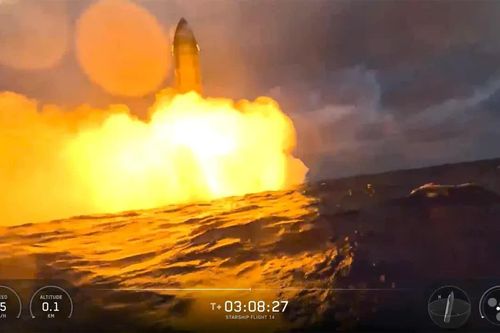 Tên lửa Starship của Elon Musk lần đầu bay lên quỹ đạo