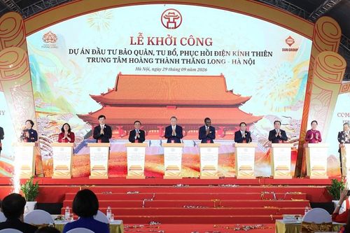 Tổng Bí thư, Chủ tịch nước Tô Lâm dự khởi công Dự án bảo quản, tu bổ, phục hồi Điện Kính Thiên