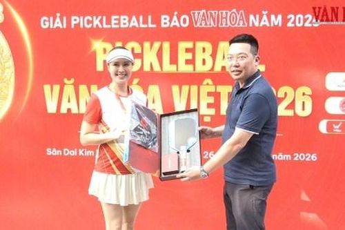 Dấu ấn cảm xúc đọng lại sau Giải Pickleball Báo Văn Hóa năm 2026