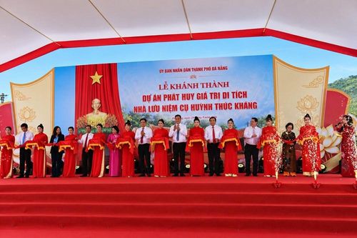 Khánh thành dự án Phát huy giá trị di tích Nhà lưu niệm cụ Huỳnh Thúc Kháng
