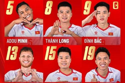 Đội hình ra sân của tuyển Việt Nam đấu Thái Lan: Đình Bắc, Tài Lộc đá chính, Hoàng Hên dự bị