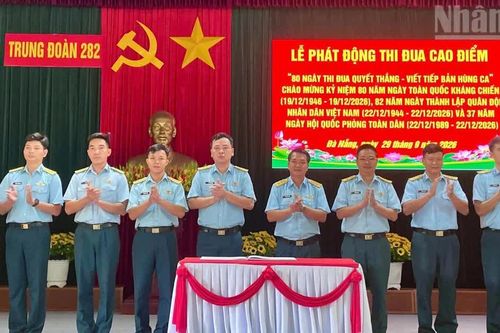 Trung đoàn Tên lửa 282 phát động 80 ngày thi đua quyết thắng-Viết tiếp bản hùng ca