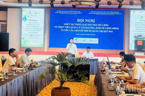 Góp ý dự thảo Luật Đất đai sửa đổi từ thực tiễn quản lý tài nguyên và chuyển đổi số