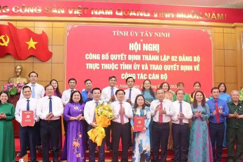 Tây Ninh thành lập 2 Đảng bộ quan trọng