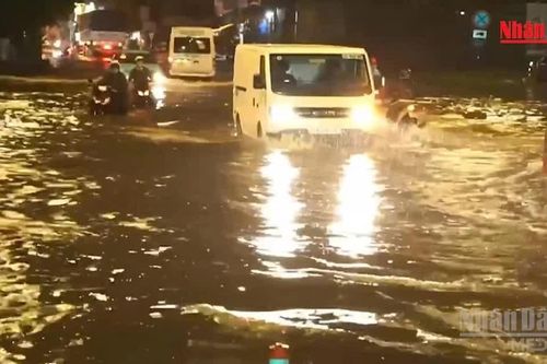 [Video] TP Hồ Chí Minh đón đỉnh triều cường vượt báo động 3 từ hôm nay, cảnh báo ngập sâu