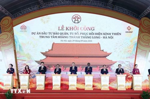 Tổng Bí thư, Chủ tịch nước Tô Lâm dự Lễ khởi công Dự án đầu tư bảo quản, tu bổ, phục hồi Điện Kính Thiên