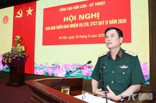 Tổng cục Hậu cần - Kỹ thuật triển khai đồng bộ nhiệm vụ công tác Đảng, công tác chính trị