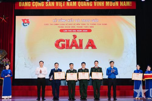 Tác giả thuộc các đơn vị Quân đội đạt 2 giải A, 4 giải B tại Cuộc thi chính luận về bảo vệ nền tảng tư tưởng của Đảng trong đoàn viên, thanh thiếu niên lần thứ hai