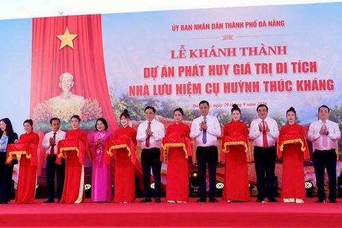 Khánh thành Dự án phát huy giá trị Nhà lưu niệm cụ Huỳnh Thúc Kháng
