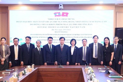 Việt Nam - Lào tăng cường hợp tác tuyên giáo, hướng tới giai đoạn 2027-2031