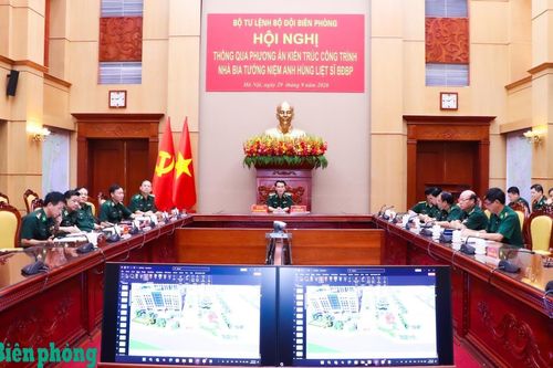 Bộ Tư lệnh Bộ đội Biên phòng thông qua phương án kiến trúc Nhà bia tưởng niệm Anh hùng Liệt sĩ Bộ đội Biên phòng