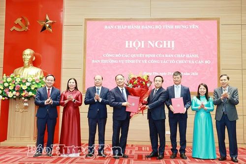 Hưng Yên thí điểm thành lập Đảng bộ HĐND tỉnh và Đảng bộ MTTQ, các đoàn thể