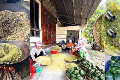 Giữ hương cốm truyền thống ở Hợp Thành (Lào Cai)