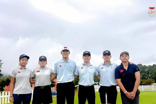 Đội tuyển golf Việt Nam được tiếp sức trước ngày tranh tài Asiad 20
