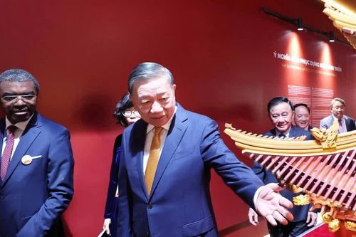 Toàn cảnh lễ khởi công phục dựng điện Kính Thiên