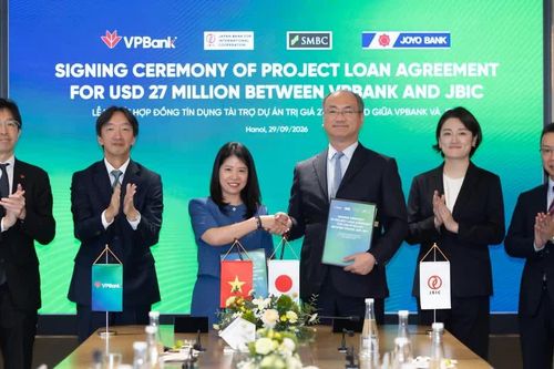 VPBank huy động 27 triệu USD từ ngân hàng Nhật Bản cho dự án truyền tải điện