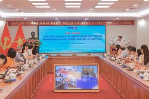 TTXVN tập huấn sử dụng kinh phí đổi mới sáng tạo và chuyển đổi số