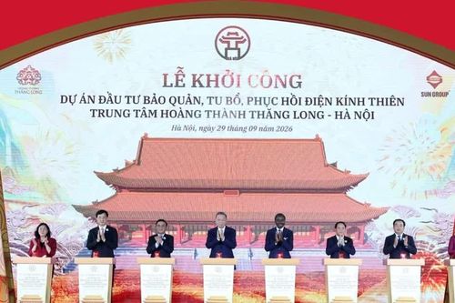 Hà Nội khởi công Dự án đầu tư bảo quản, tu bổ, phục hồi Điện Kính Thiên
