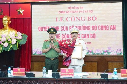 Bổ nhiệm Phó Giám đốc Công an Tp.Hà Nội, biệt phái đến Ban Tổ chức Trung ương