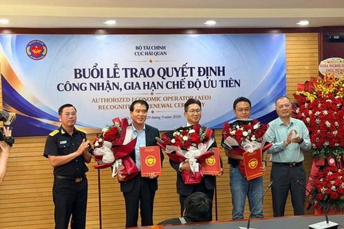 Cục Hải quan công nhận, gia hạn chế độ ưu tiên cho 7 doanh nghiệp