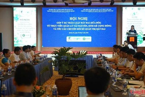 Góp ý Dự thảo Luật Đất đai (sửa đổi), đề xuất liên thông dữ liệu đất - rừng