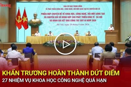 Khẩn trương hoàn thành dứt điểm 27 nhiệm vụ khoa học, công nghệ quá hạn