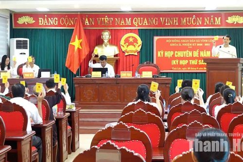 HĐND xã Vĩnh Lộc thông qua 2 nghị quyết về đầu tư công