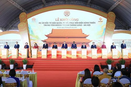 Sun Group được chọn là đơn vị thi công dự án phục hồi điện Kính Thiên - Hoàng thành Thăng Long - Hà Nội