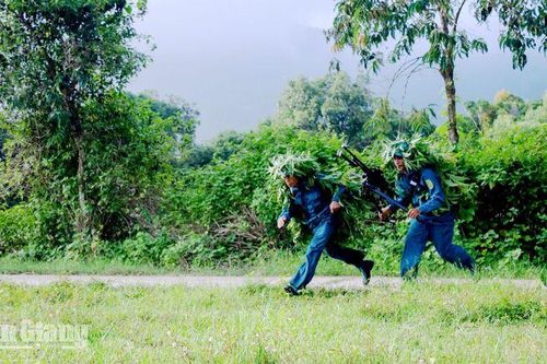 Xã Tri Tôn hoàn thành diễn tập chiến đấu trong khu vực phòng thủ
