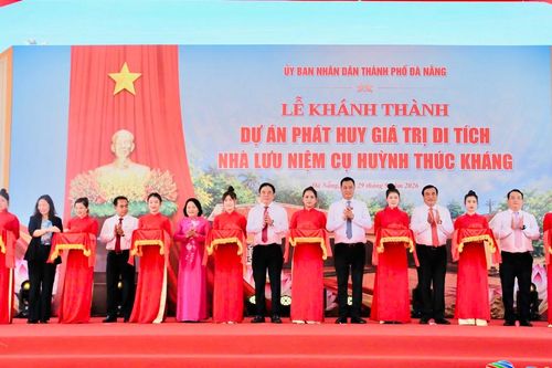 Khánh thành Dự án phát huy giá trị di tích Nhà lưu niệm cụ Huỳnh Thúc Kháng
