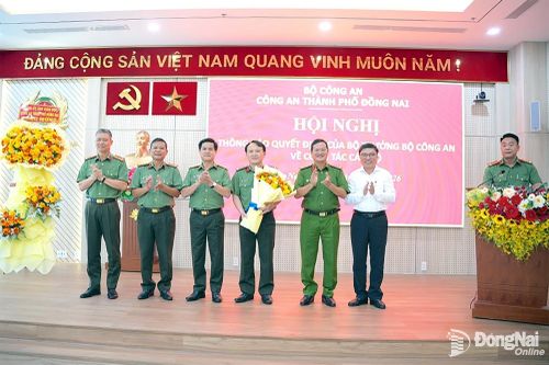 Phó Giám đốc Công an thành phố Đồng Nai Nguyễn Chí Toàn được điều động giữ chức Phó Cục trưởng Cục An ninh chính trị nội bộ