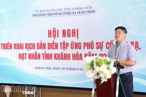 Triển khai kịch bản diễn tập ứng phó sự cố bức xạ và hạt nhân