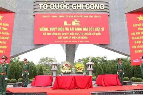 Tổng duyệt Lễ viếng, truy điệu và an táng hài cốt liệt sĩ