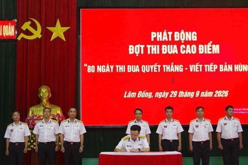 Lữ đoàn 681 phát động thi đua quyết thắng - viết tiếp bản hùng ca