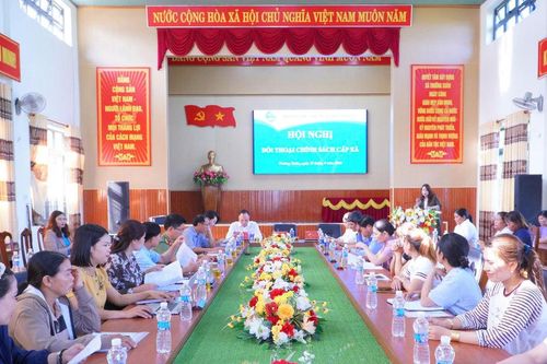 Hội Liên hiệp Phụ nữ tỉnh đối thoại với hội viên phụ nữ xã Trường Xuân