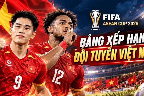 Bảng xếp hạng đội tuyển Việt Nam FIFA ASEAN Cup 2026 mới nhất: Việt Nam tạm nhì bảng B